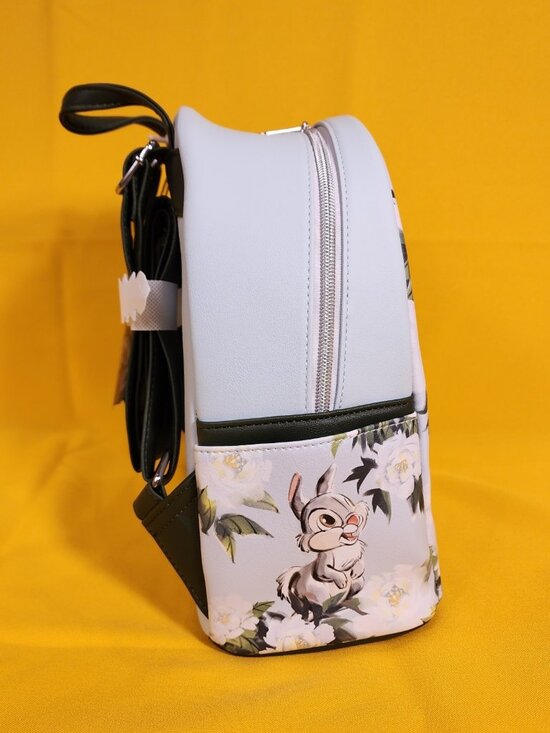 Loungefly Disney Bambi Thumper Floral Soft Tag Mini Backpack NEW